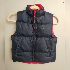 Ralph Lauren Girls Reversible Puffer Vest